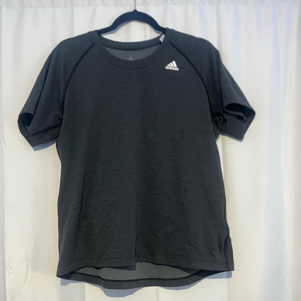 Gray Adidas aero ready tee